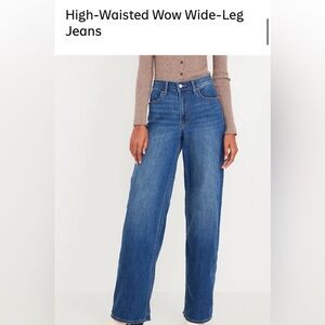 Old Nacy Wow High-rise Wide Leg Jeans 14